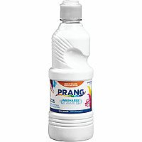 Prang Washable Tempera Paint 1 Color(s) - White - 16 fl oz - Washable - 1 Each (X10707)