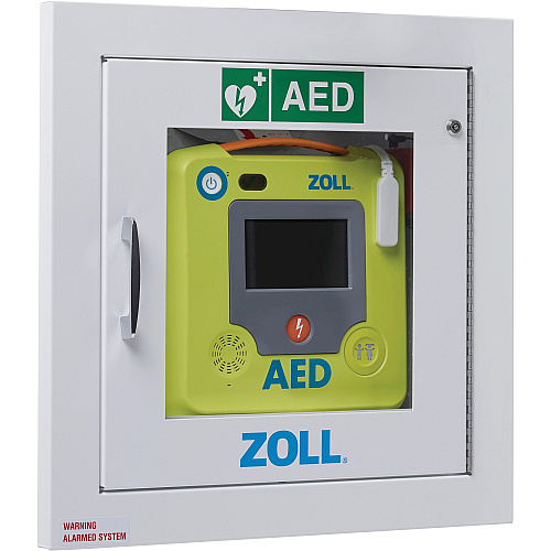 ZOLL Medical AED 3 Recessed Wall Cabinet 14" x 1.5" x 14" - Wall Mountable, Recessed - Green (8000001258)