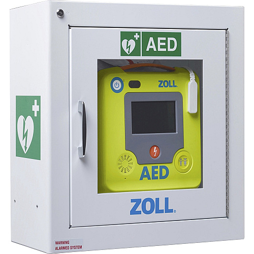 ZOLL Medical AED 3 Surface-mounted Wall Cabinet 17.5" Width x 7" Depth x 17.5" Height - Wall Mountable - Green - 1 Each (8000001256)