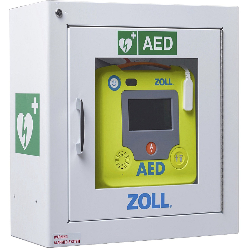 ZOLL Medical AED 3 Surface-mounted Wall Cabinet 17.5" Width x 7" Depth x 17.5" Height - Wall Mountable - Green - 1 Each (8000001256)