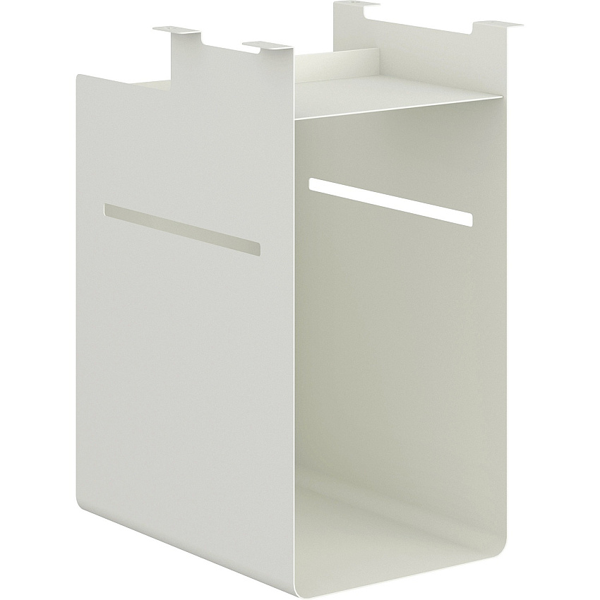 HON Fuse Undermount Cubby Modern - 10" Width x 15" Depth x 20" Height - Loft, Gray - 1 Each (UFO15NLOFT)