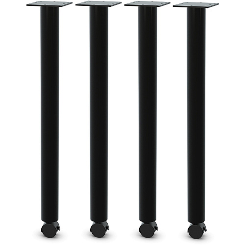 Lorell Tabletop Post Legs Material: Steel - Finish: Black (LLR60607)