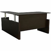 Safco Medina Mocha Laminate Office Unit Rectangle - 49.2" Height x 72" Width x 84" Depth, 1" Thickness Top - Beveled Edge - Material: Medium Density Fiberboard (MDF) - Finish: Mocha - 1 Each (MNT51HLDC)