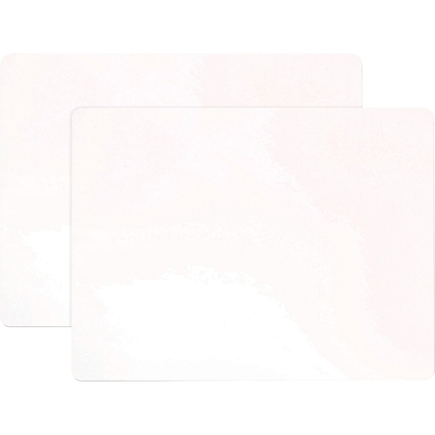 Pacon 2-sided Dry-erase Whiteboard 12" (1 ft) Width x 9" (0.8 ft) Height - White Melamine Surface - 2 / Pack (P900425)
