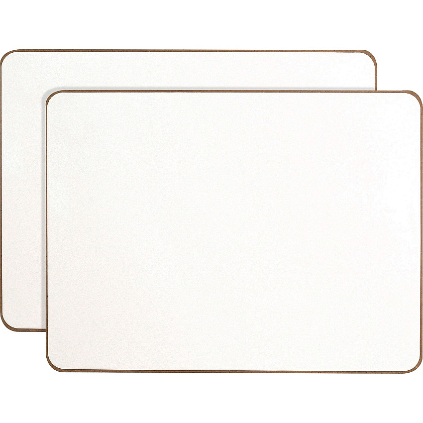 Pacon Magnetic Whiteboard 12" (1 ft) Width x 9" (0.8 ft) Height - White Melamine Surface - Magnetic - 2 / Pack (P900725)