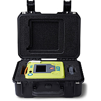 ZOLL Carrying Case ZOLL Defibrillator, Battery - Green Water Proof, Dust Resistant, Water Resistant - Plastic Body - Handle - Small Size - 1 Each - OEM (8000001253)