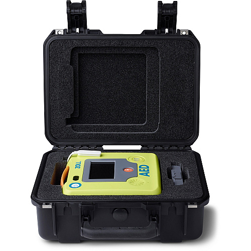 ZOLL Carrying Case ZOLL Defibrillator, Battery - Green Water Proof, Dust Resistant, Water Resistant - Plastic Body - Handle - Small Size - 1 Each - OEM (8000001253)