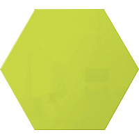 Ghent Powder-Coated Hex Steel Whiteboards 21" (1.7 ft) Width x 18" (1.5 ft) Height - Green Steel Surface - Hexagonal - Magnetic - 1 Each (HEXS1821GN)