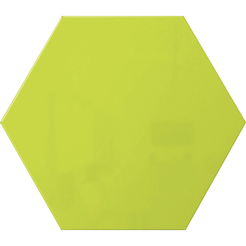 Ghent Powder-Coated Hex Steel Whiteboards 21" (1.7 ft) Width x 18" (1.5 ft) Height - Green Steel Surface - Hexagonal - Magnetic - 1 Each (HEXS1821GN)