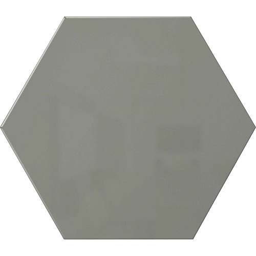 Ghent Powder-Coated Hex Steel Whiteboards 21" (1.7 ft) Width x 18" (1.5 ft) Height - Gray Steel Surface - Hexagonal - Magnetic - 1 Each (HEXS1821GY)