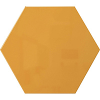 Ghent Powder-Coated Hex Steel Whiteboards 21" (1.7 ft) Width x 18" (1.5 ft) Height - Yellow Steel Surface - Hexagonal - Magnetic - 1 Each (HEXS1821MR)