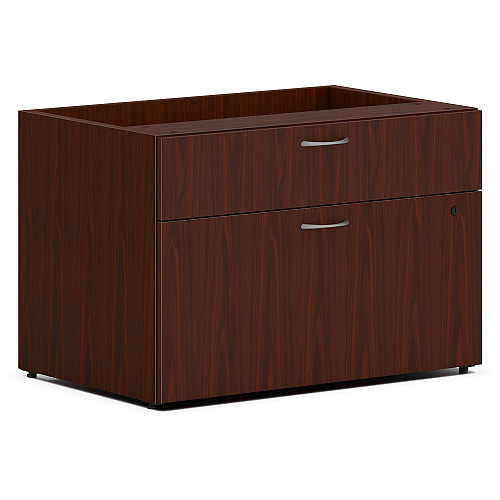 HON Mod Low Personal Credenza | 2 Drawers | 30"W | Traditional Mahogany Finish 21" Height x 30" Width x 20" Depth - 2 x Storage, File Drawer(s) - Finish: Traditional Mahogany (LCL3020BFLT1)