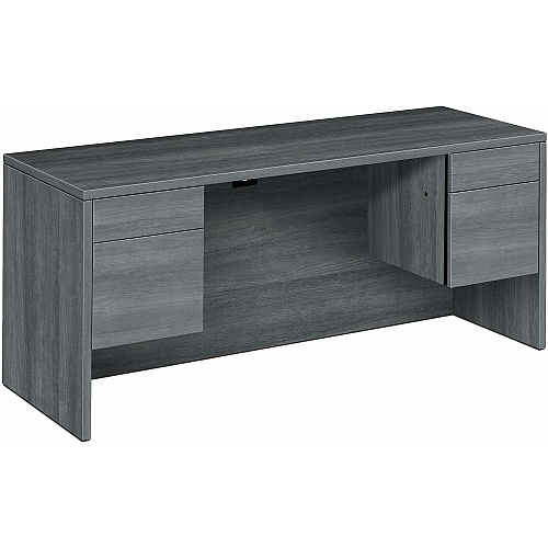 HON 10500 H10565 Credenza 29.5" Height x 60" Width x 24" Depth - 4 x Box, File Drawer(s) - Finish: Sterling Ash (10565LS1)