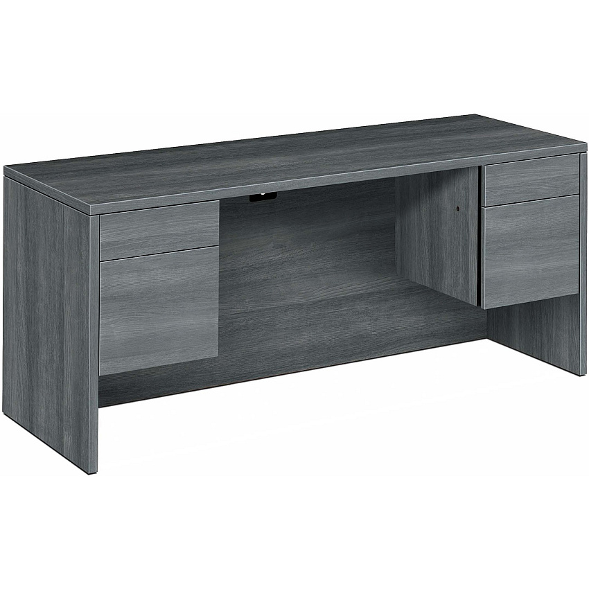 HON 10500 H10565 Credenza 29.5" Height x 60" Width x 24" Depth - 4 x Box, File Drawer(s) - Finish: Sterling Ash (10565LS1)