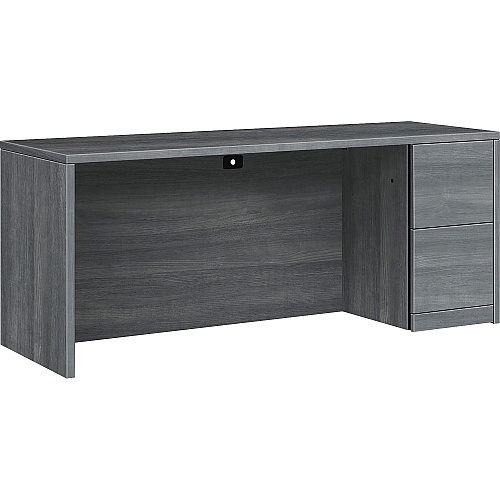 HON 10500 H105903R Pedestal Credenza 29.5" Height x 72" Width x 24" Depth - 2 x File Drawer(s)Right Side - Finish: Sterling Ash (105903RLS1)