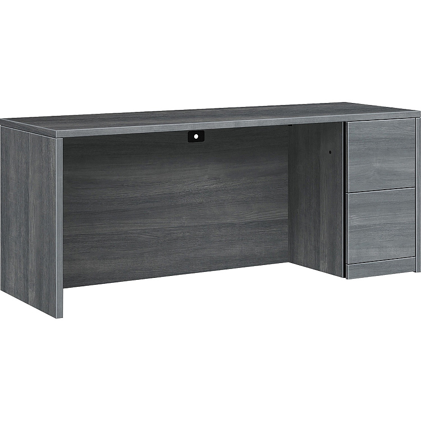 HON 10500 H105903R Pedestal Credenza 29.5" Height x 72" Width x 24" Depth - 2 x File Drawer(s)Right Side - Finish: Sterling Ash (105903RLS1)