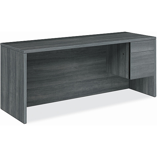 HON 10500 H10545R Pedestal Credenza 29.5" Height x 72" Width x 24" Depth - 2 x Box, File Drawer(s)Right Side - Finish: Sterling Ash (10545RLS1)