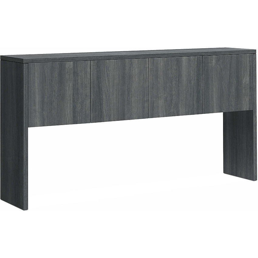 HON 10500 H10534 Hutch 37.1" Height x 72" Width x 14.6" Depth - Finish: Sterling Ash (10534LS1)