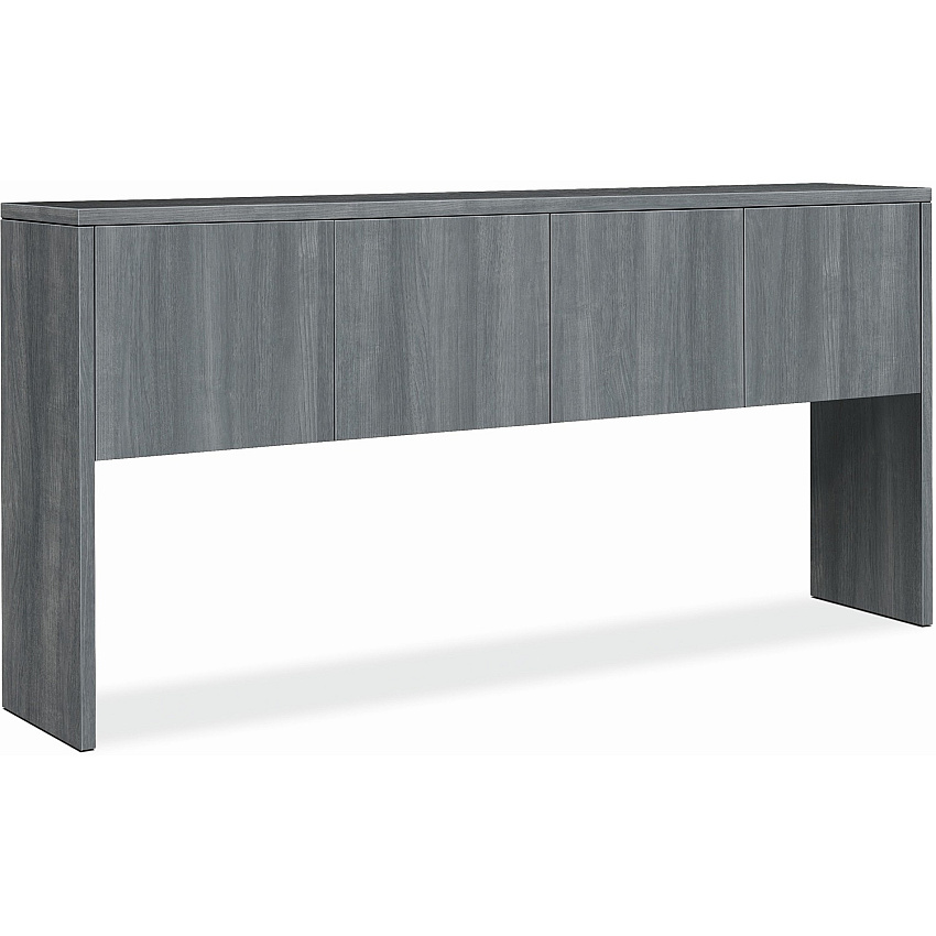 HON 10500 H105327 Hutch 37.1" Height x 78" Width x 14.6" Depth - Finish: Sterling Ash (105327LS1)