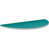 HON Build Series Half-round Tabletop Half Round Top - 25" to 34" Adjustment x 60" Width x 30" Depth - Moroccan - 1 Each (SH3060ENLM1K)