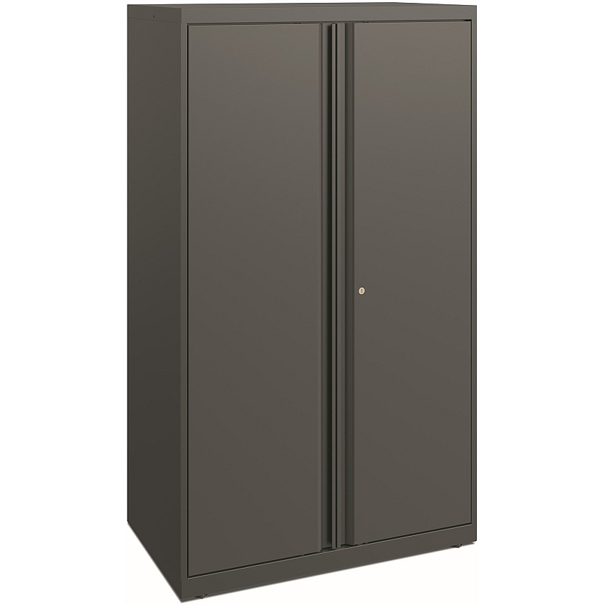 HON Flagship HFMSC185230RWB Storage Cabinet 30" Depth x 52" Height - Lockable, Leveling Glide, Removable Lock, Key Lock, Modular - Charcoal - Charcoal (SC185230LGS)