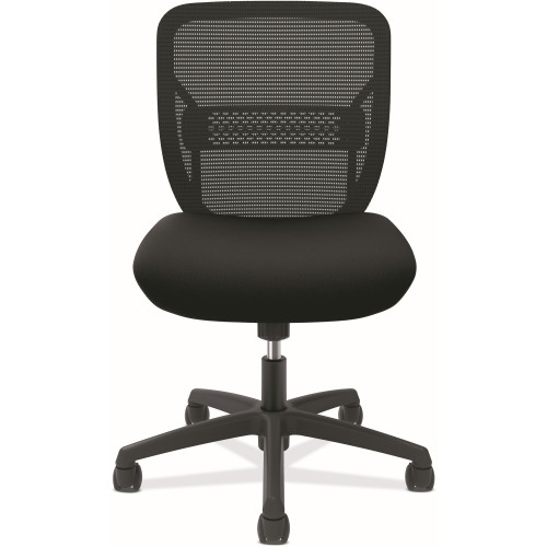 HON Gateway Mid-Back Task Chair, Supports Up to 250 lbs, Black Seat, Black Back, Black Base (GVNMZ1ACCF10)