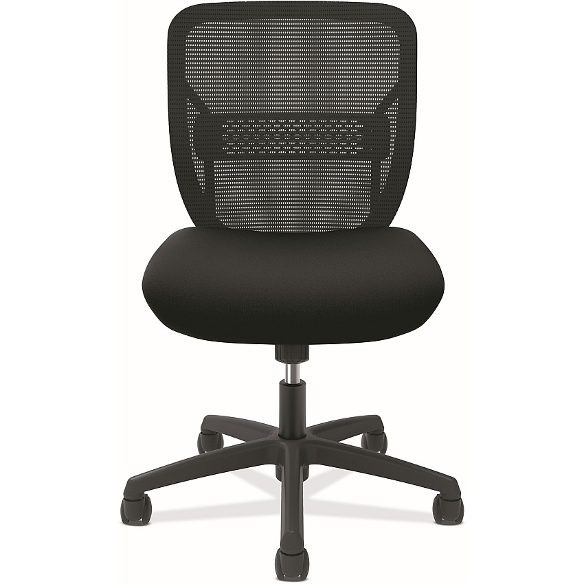 HON Gateway Chair Fabric Seat Material - Black Back Color - Mesh Back Material - Black Frame Color - Black - 1 Each (GVNMZ1ACCF10)