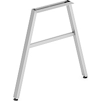 HON Mod HLPLLEG30A Worksurface A-Leg x 30" Width - Finish: Silver (LPLLEG30ASVR)