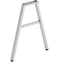 HON Mod HLPLLEG24A Worksurface A-Leg x 24" Width - Finish: Silver (LPLLEG24ASVR)