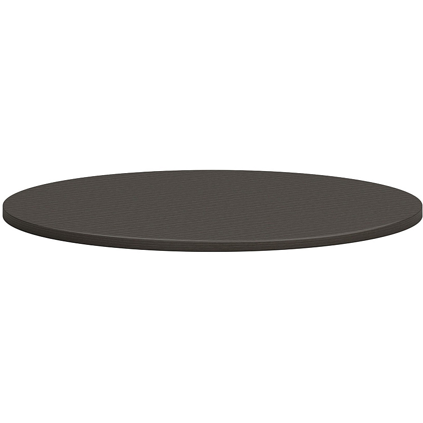 HON Mod HLPLTBL42RND Conference Table Top 42" Diameter - Finish: Slate Teak (TBL42RNDLS1)