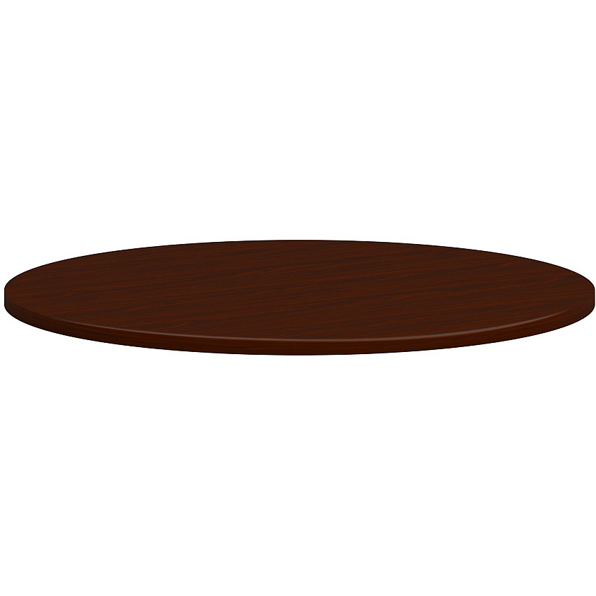 HON Mod HLPLTBL42RND Conference Table Top 42" Diameter - Finish: Traditional Mahogany (TBL42RNDLT1)