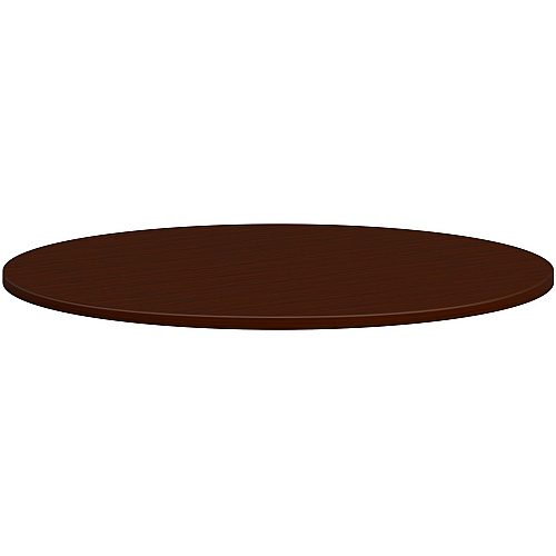 HON Mod HLPLTBL48RND Conference Table Top 48" Diameter - Finish: Traditional Mahogany (TBL48RNDLT1)