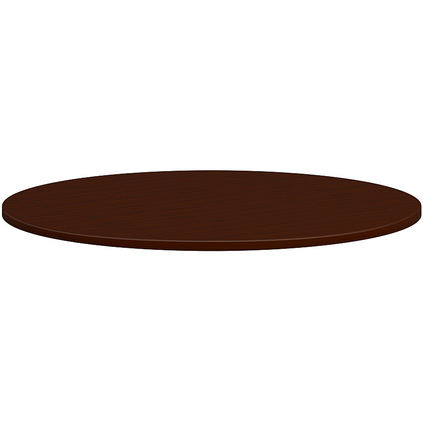 HON Mod HLPLTBL48RND Conference Table Top 48" Diameter - Finish: Traditional Mahogany (TBL48RNDLT1)