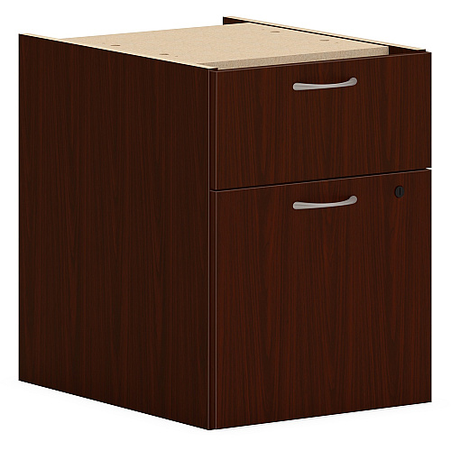 HON Mod HLPLPHBF Pedestal 20" Height x 15" Width x 20" Depth - 2 x Box, File Drawer(s) - Finish: Traditional Mahogany (PLPHBFLT1)