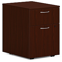 HON Mod HLPLPMBF Pedestal 20" Height x 15" Width x 20" Depth - 2 x Box, File Drawer(s) - Finish: Traditional Mahogany (PLPMBFLT1)