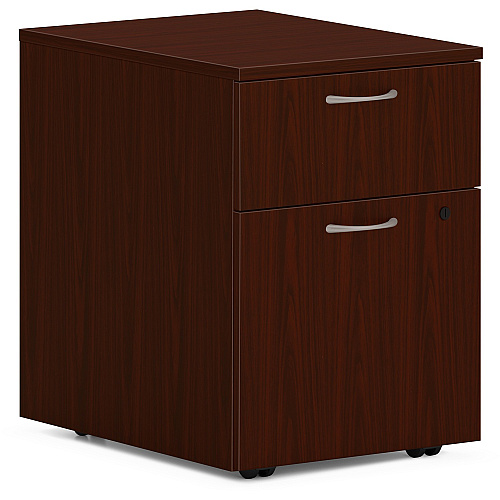 HON Mod HLPLPMBF Pedestal 20" Height x 15" Width x 20" Depth - 2 x Box, File Drawer(s) - Finish: Traditional Mahogany (PLPMBFLT1)