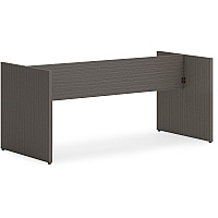 HON Mod HLPLTBL96BASE Conference Table Base Finish: Slate Teak (TBL96BSELS1)