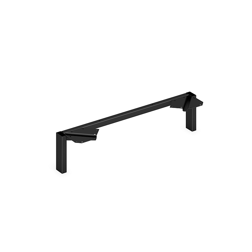 HON Mod HLPLSL30 Credenza Support Leg 7" Height x 30" Depth - Finish: Black (LPLSL30BLK)