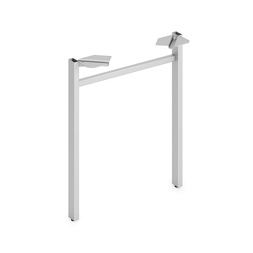 HON Mod HLPLLEG24U Worksurface U-Leg x 24" Width - Finish: Silver (LPLLEG24USVR)