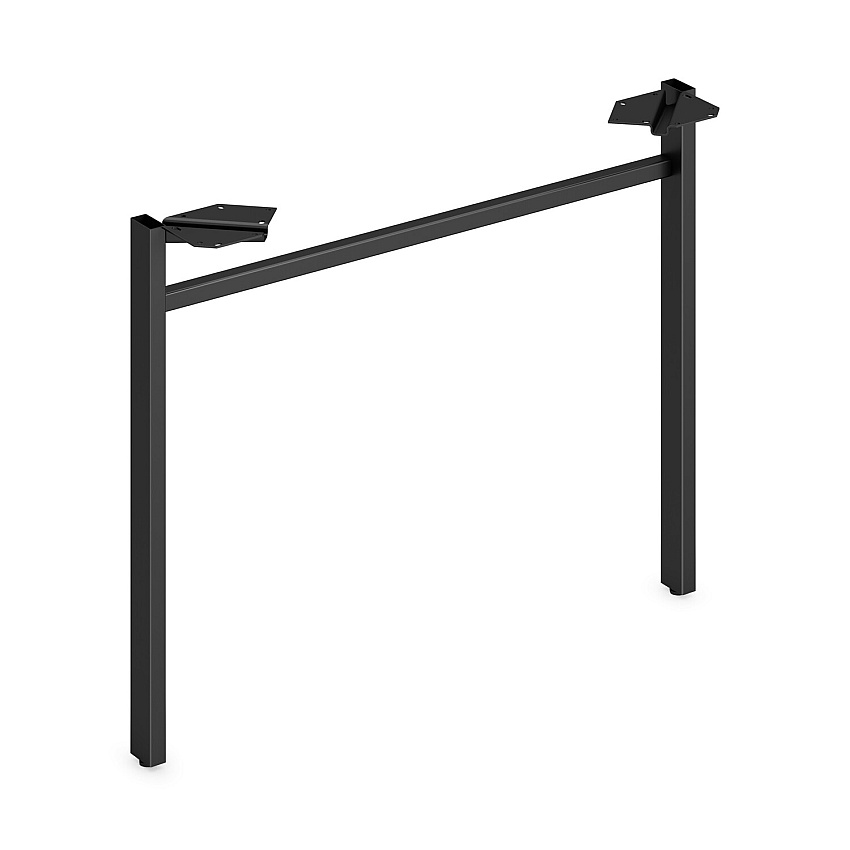 HON Mod HLPLLEG30U Worksurface U-Leg x 30" Width - Finish: Black (LPLLEG30UBLK)