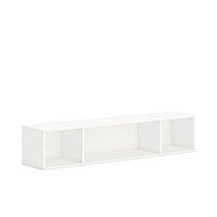 HON Mod Wall Mounted Storage | Open | 66"W | Simply White Finish 39.8" Height x 66" Width x 14" Depth - Finish: Simply White (PLWMH66LP1)