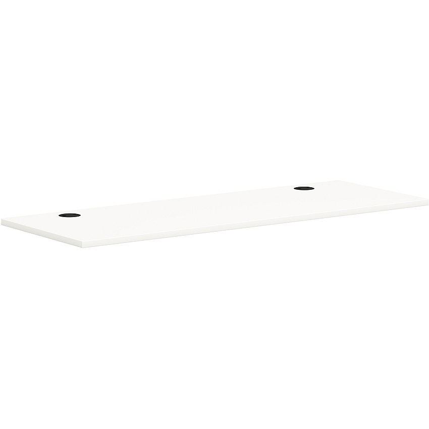 HON Mod HLPLRW6624 Work Surface x 66" Width x 24" Depth - Finish: Simply White (PLRW6624LP1)