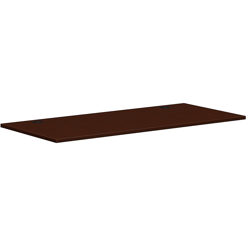 HON Mod HLPLRW6630 Work Surface x 66" Width x 30" Depth - Finish: Traditional Mahogany, Laminate (PLRW6630LT1)