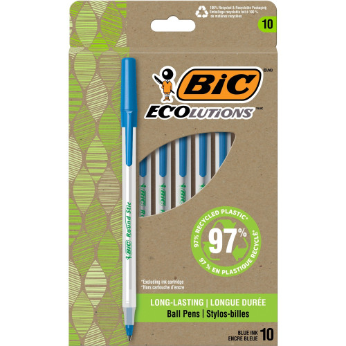 BIC ReVolution Round Stic Ballpoint Pen (GSME10BE)