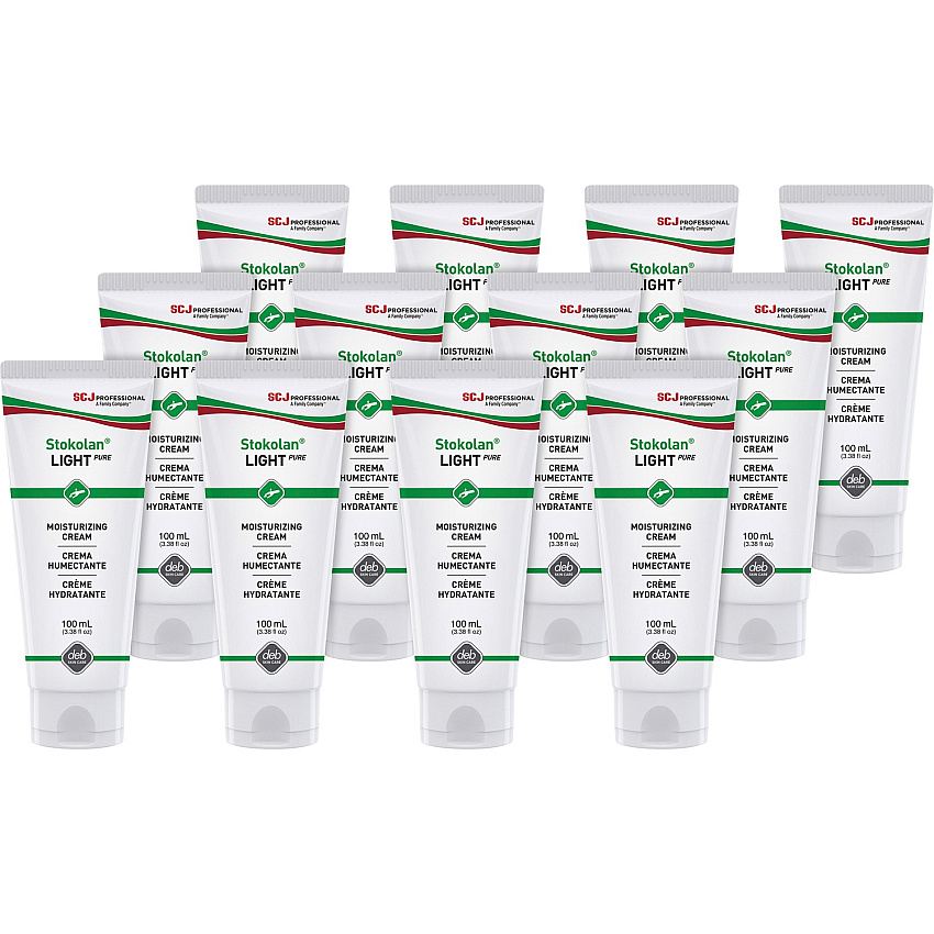 SC Johnson Stokolan Skin Conditioning Cream Cream - 3.38 fl oz - Tube - For Dry, Sensitive Skin - Healthcare Working, Hospitality, Industrial, Office & Commercial Facilities - Non-greasy, Dye-free, Silicon-free, Fragrance-free, Moisturising,  (RES100MLCT)