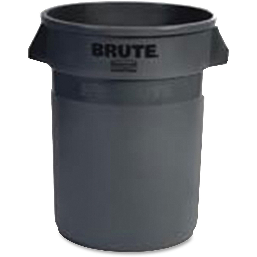 Rubbermaid Commercial Vented Brute 32-gallon Container 32 gal Capacity - Round - Manual - UV Resistant, Vented, Fade Resistant, Crack Resistant, Crush Resistant, Warp Resistant, Reinforced Base, Durable, Tear Resistant, Damage Resistant, Contour (1867531)