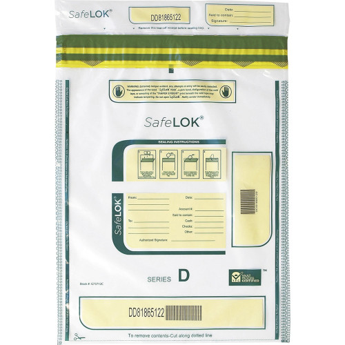 ControlTek SafeLOK Tamper-Evident Deposit Bags (585093)