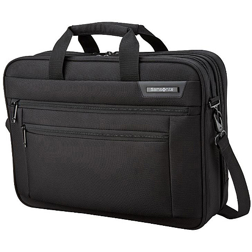 Samsonite Classic Business 2.0 Carrying Case (Briefcase) for 17" Notebook - Black Handle, Carrying Strap, Shoulder Strap - 12.5" Height x 17.5" Width x 4.5" Depth - 1 Each (1412721041)