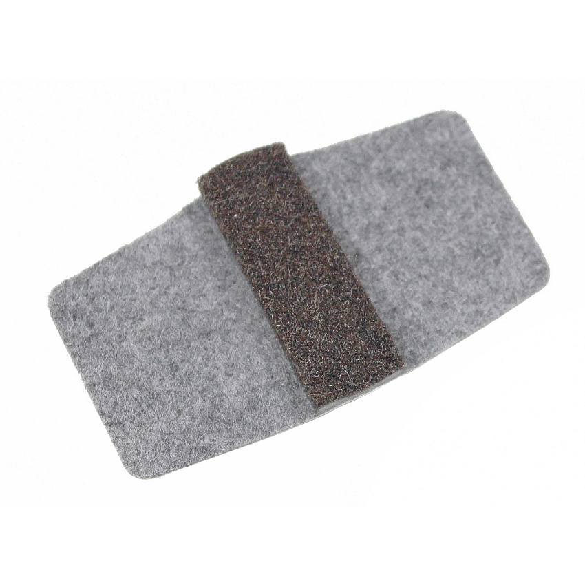 Lorell Wraparound Floor Savers Rectangle - Gray - 16/Bag (LLR49329)
