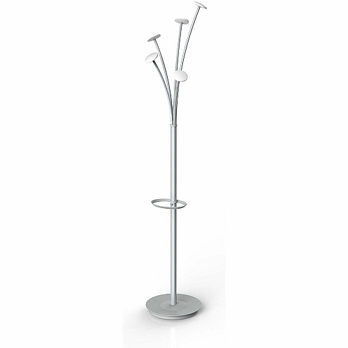 Alba Festival Coat Stand White - ABS Plastic, Steel, Metal - 1 Each (PMFESTBC)